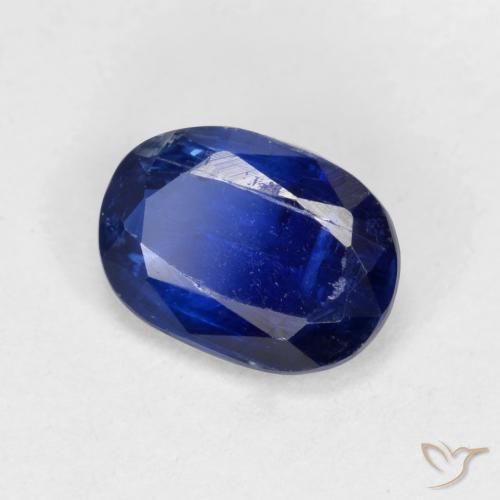 Cianite Blu scuro naturale da 1.10 ct, Ovale, VS-SI