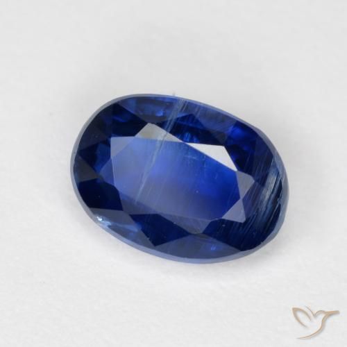 Cianite Blu navy naturale da 1.03 ct, Ovale, VS-SI