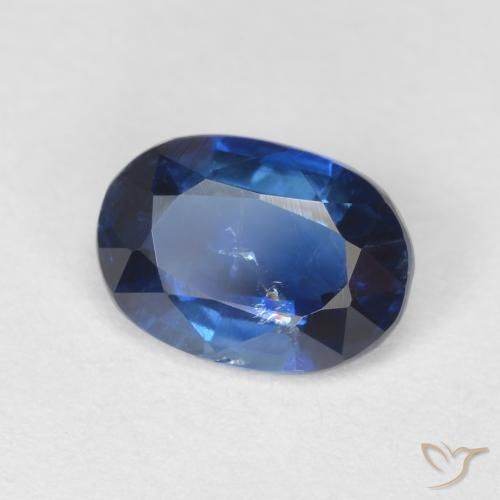 Cianite Blu acceso naturale da 1.04 ct, Ovale, VS-SI