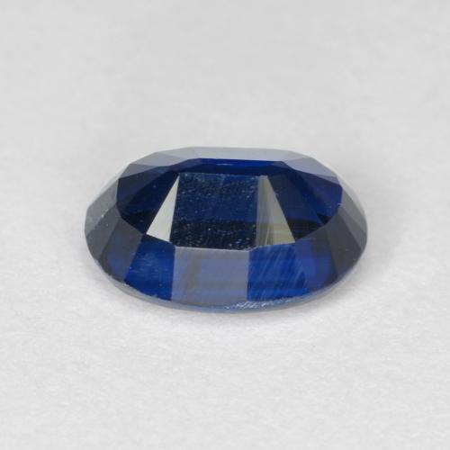 Cianite naturale blu intenso da 1,16 ct, taglio ovale, VS-SI