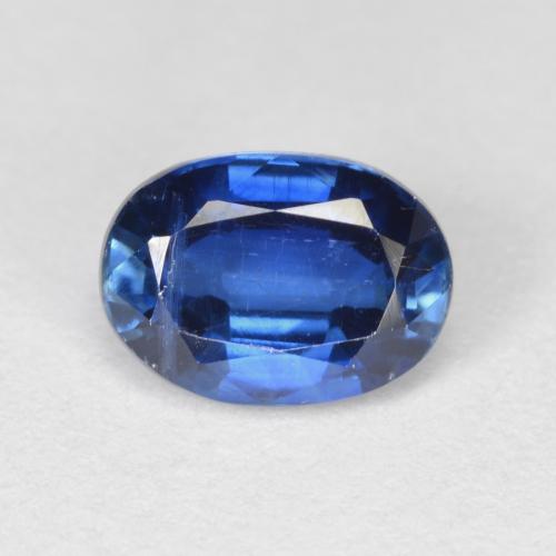 Cianite naturale blu da 1,15 ct, taglio ovale, VS-SI