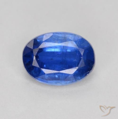 1.16ct Naturale Blu medio Cianite, Ovale, SI