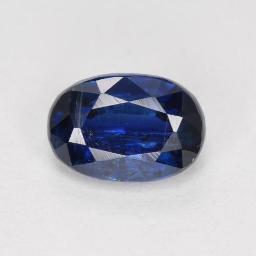 Cianite naturale blu da 1,18 ct, taglio ovale, SI