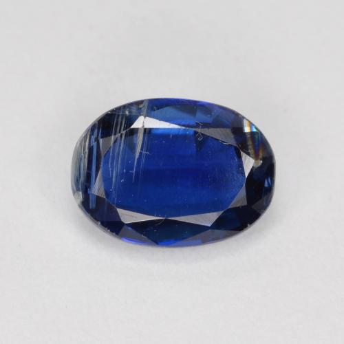 Cianite naturale blu da 1,00 ct, taglio ovale, VS-SI