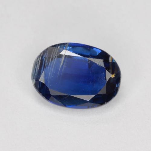 Cianite naturale blu da 1,00 ct, taglio ovale, VS-SI