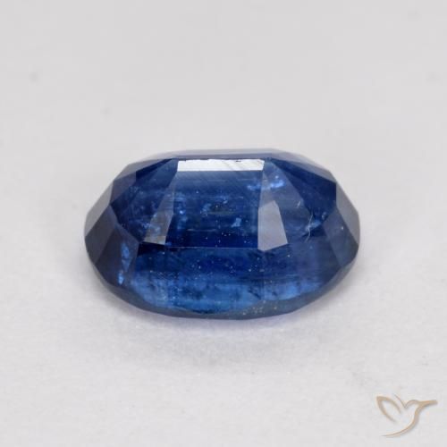 Cianite Blu navy naturale da 1.29 ct, Ovale, SI