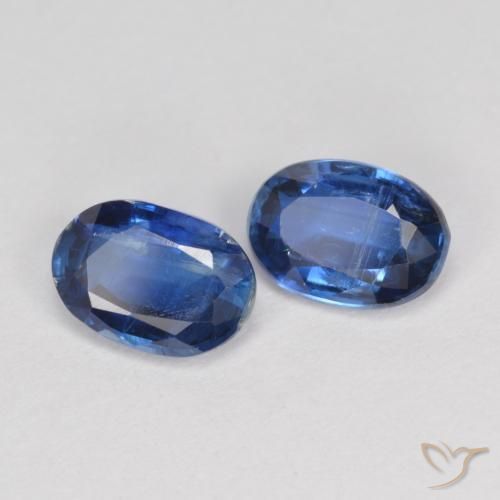 Gemme di Cianite Blu navy naturale da 1.98 ct, Ovale, SI