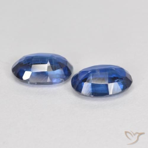 Gemme di Cianite Blu navy naturale da 1.98 ct, Ovale, SI