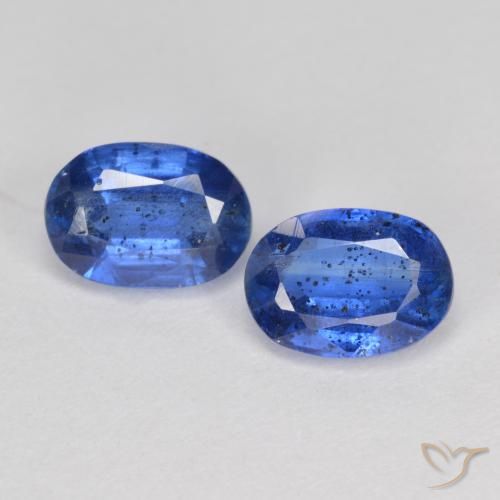 2.23ctw Naturale Blu scuro Cianite, Ovale, SI