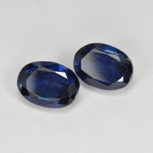Cianite naturale blu da 2,48 ct, taglio ovale, VS-SI