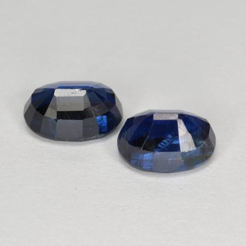 Cianite naturale blu da 2,48 ct, taglio ovale, VS-SI