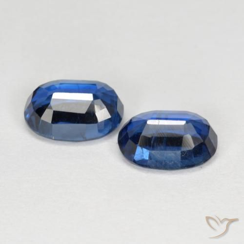 Gemme di Cianite Blu navy naturale da 2.28 ct, Ovale, VS-SI