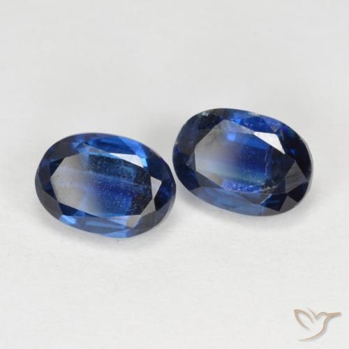 Gemme di Cianite Blu navy naturale da 2.64 ct, Ovale, VS-SI