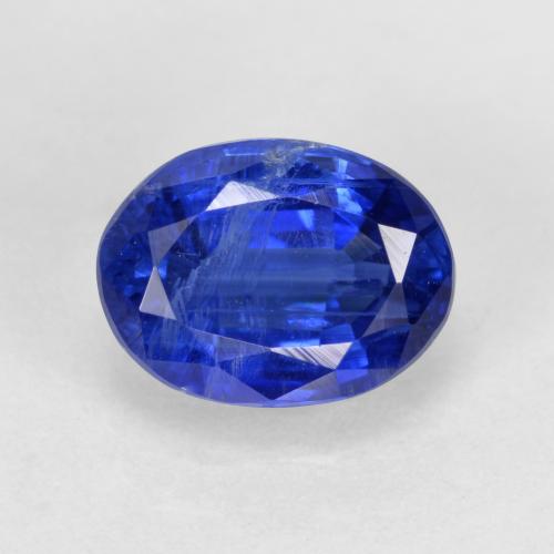 Cianite Blu scuro naturale da 1.74 ct, Taglio ovale, SI