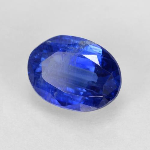 Cianite Blu scuro naturale da 1.74 ct, Taglio ovale, SI
