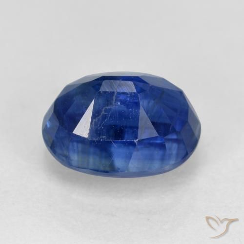 Cianite Blu scuro naturale da 2.16 ct, Ovale, SI