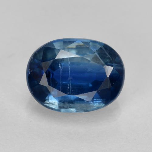 Cianite Blu notte naturale da 1.68 ct, Taglio ovale, VS-SI