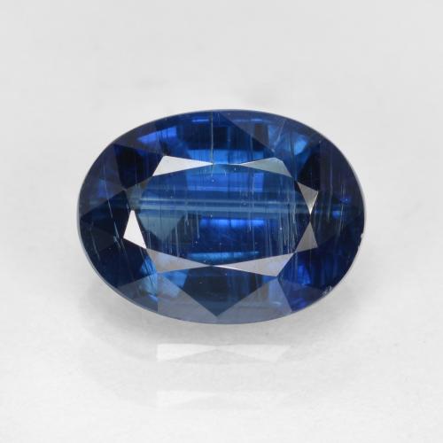 Cianite Blu scuro naturale da 1.69 ct, Taglio ovale, VS-SI