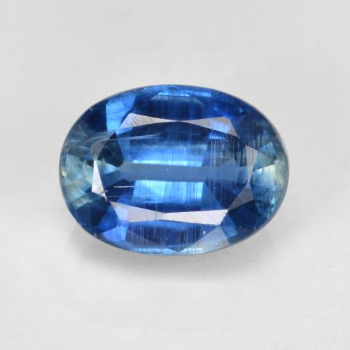 Cianite naturale blu da 1,70 ct, taglio ovale, SI