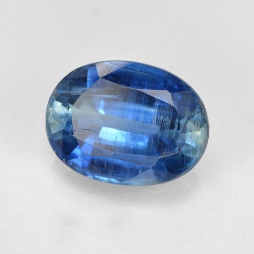 Cianite naturale blu da 1,70 ct, taglio ovale, SI