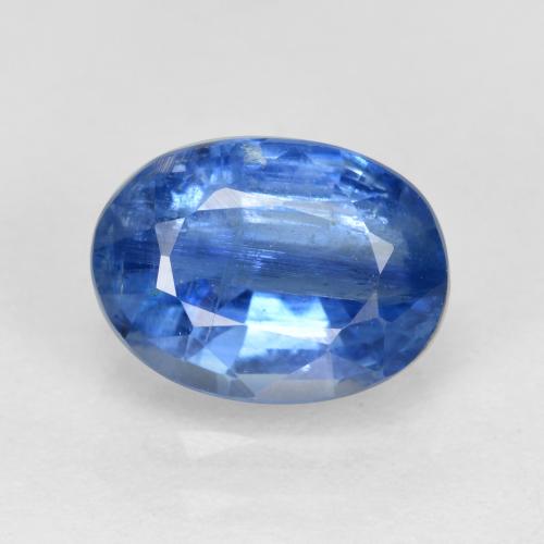 Cianite naturale blu da 1,69 ct, taglio ovale, SI