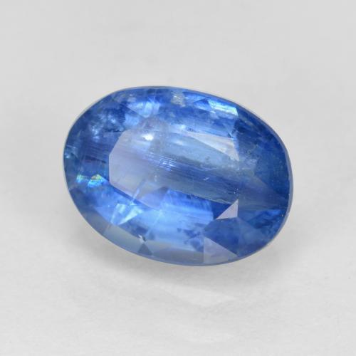 Cianite naturale blu da 1,69 ct, taglio ovale, SI
