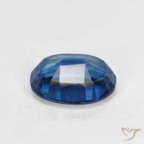 Cianite Blu navy naturale da 1.71 ct, Taglio ovale, VS-SI