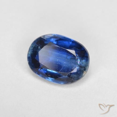 Cianite Blu navy naturale da 1.73 ct, Ovale, VS-SI
