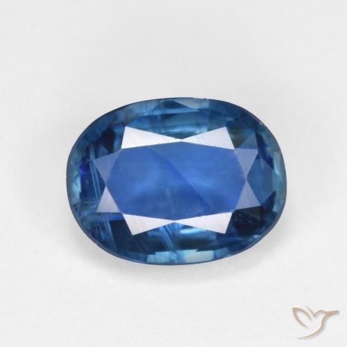 1.82ct Naturale Blu navy Cianite, Ovale, VS-SI