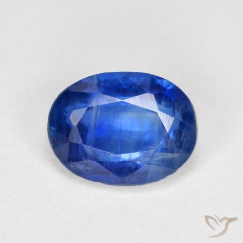 Cianite naturale blu da 1,84 ct, taglio ovale, SI