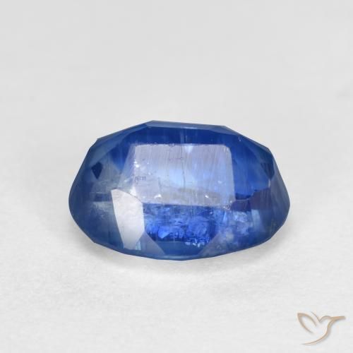 Cianite naturale blu da 1,84 ct, taglio ovale, SI