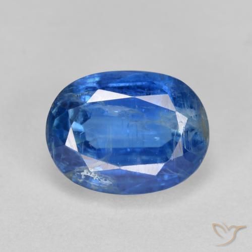 Cianite Blu acceso naturale da 2.37 ct, Taglio ovale, SI-I1