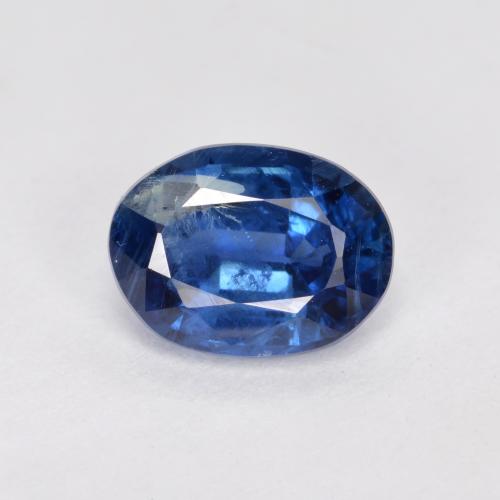 Cianite naturale blu da 1,71 ct, taglio ovale, SI