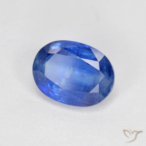 Cianite Blu medio naturale da 1.87 ct, Ovale, SI