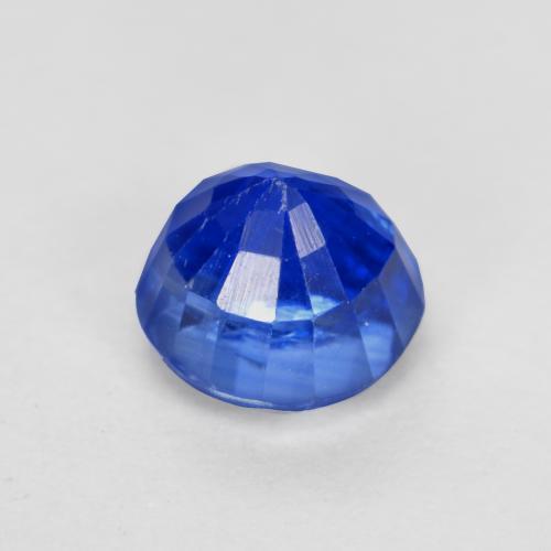 Cianite naturale blu da 0,93 ct, taglio rotondo, VS-SI