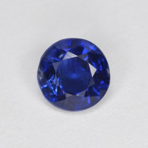 Cianite naturale blu da 0,54 ct, taglio rotondo, VS-SI