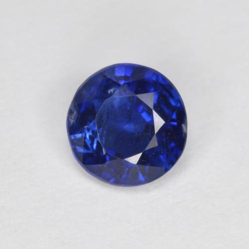 Cianite naturale blu da 0,54 ct, taglio rotondo, VS-SI