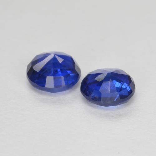Cianite naturale blu da 0,75 ct, taglio rotondo, VS-SI