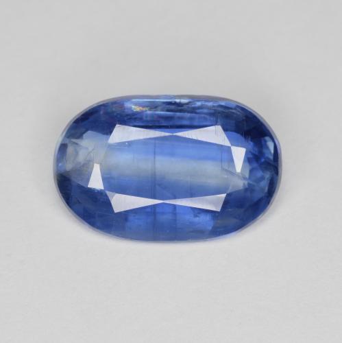 Cianite naturale blu da 2,57 ct, taglio ovale, SI