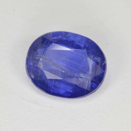 Cianite Intenso Viola Blu naturale da 3.05 ct, Taglio ovale, SI