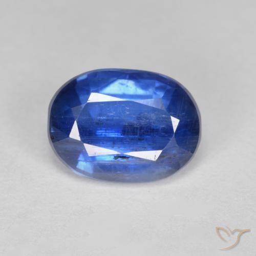 Cianite Blu scuro naturale da 2.78 ct, Ovale, SI