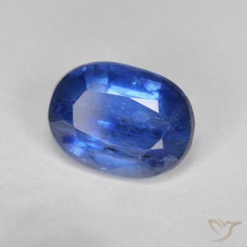 Cianite Blu scuro naturale da 2.78 ct, Ovale, SI