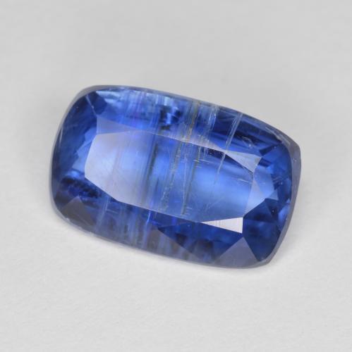 Cianite naturale blu da 3,76 ct, taglio a cuscino, SI