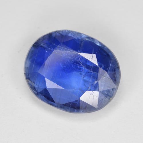 Cianite Blu scuro naturale da 4.04 ct, Taglio ovale, SI