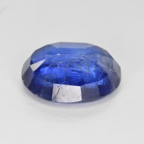 Cianite Blu scuro naturale da 4.04 ct, Taglio ovale, SI