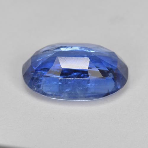 Cianite naturale blu da 3,98 ct, taglio ovale, SI