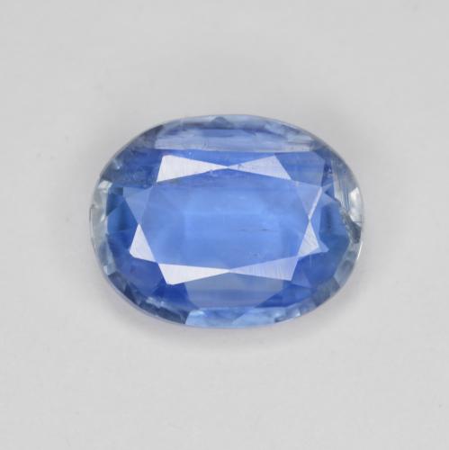Cianite naturale blu da 2,71 ct, taglio ovale, VS-SI