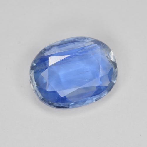 Cianite naturale blu da 2,71 ct, taglio ovale, VS-SI