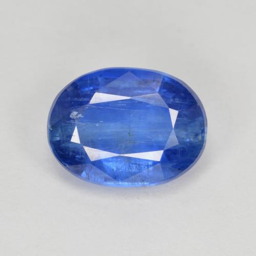 Cianite naturale blu da 3,32 ct, taglio ovale, SI
