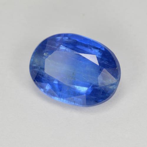 Cianite naturale blu da 3,32 ct, taglio ovale, SI